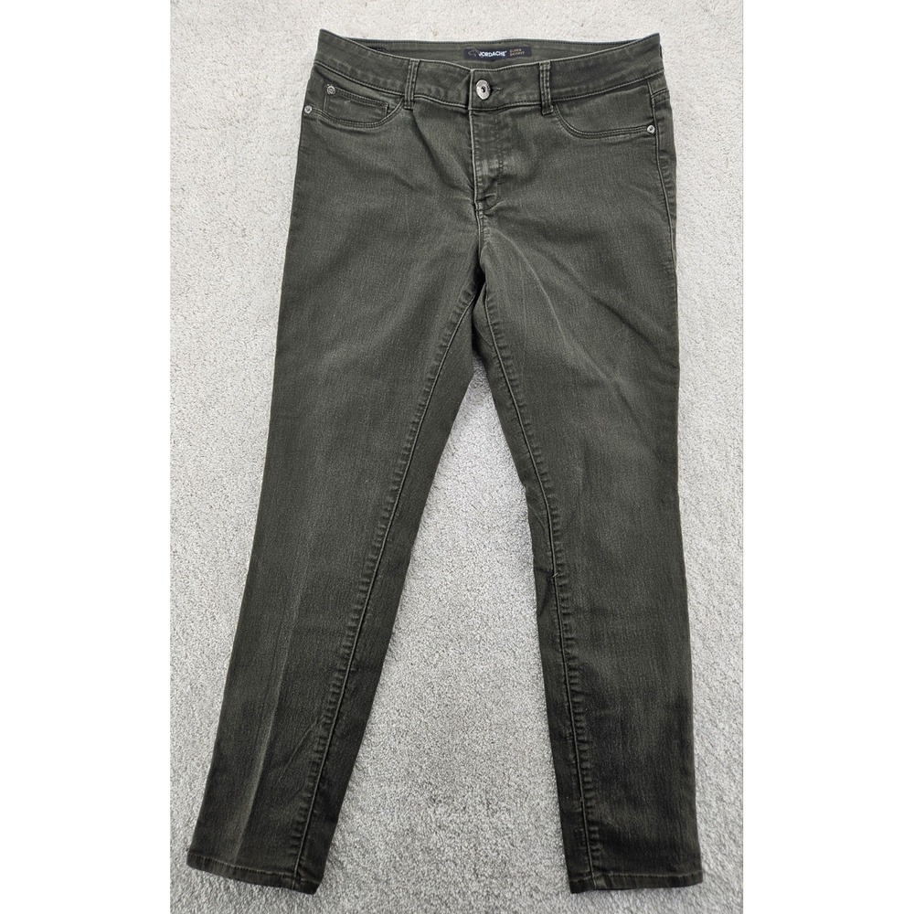 Jordache Women's Green Super Skinny Jeans Stretch Size 12